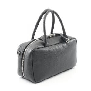 Prada black leather Vitello Dino handbag
